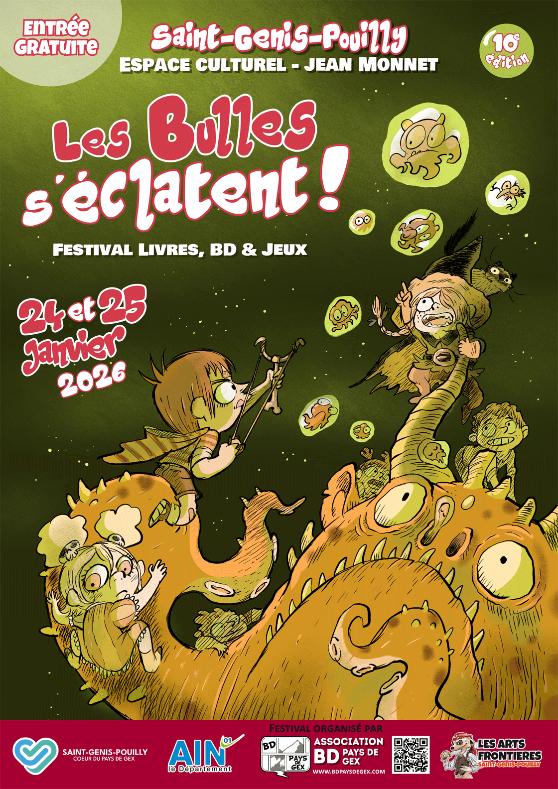 Affiche Les bulles s'eclatent 2026