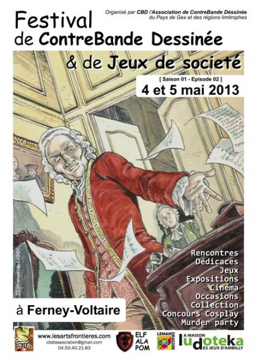 Affiche Festival BD ContreBande Dessinée 2013
