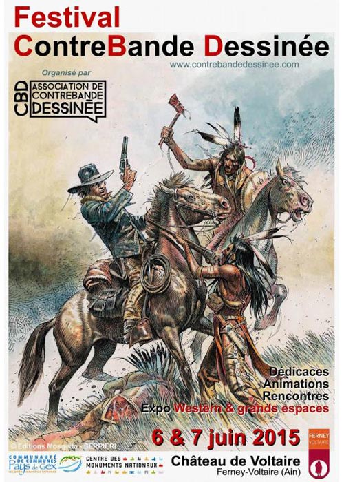 Affiche Festival BD ContreBande Dessinée 2015