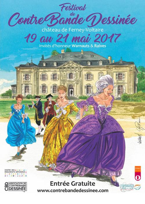 Affiche Festival BD ContreBande Dessinée 2017