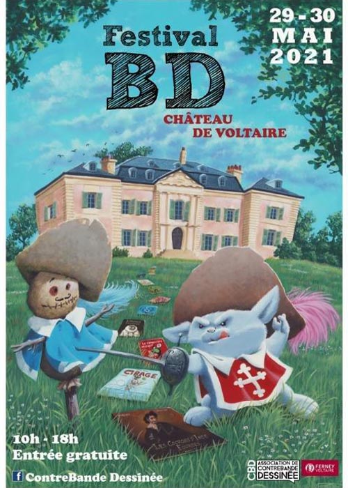 Affiche Festival BD ContreBande Dessinée 2021