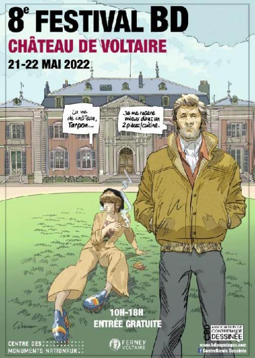 Affiche Festival BD ContreBande Dessinée 2022