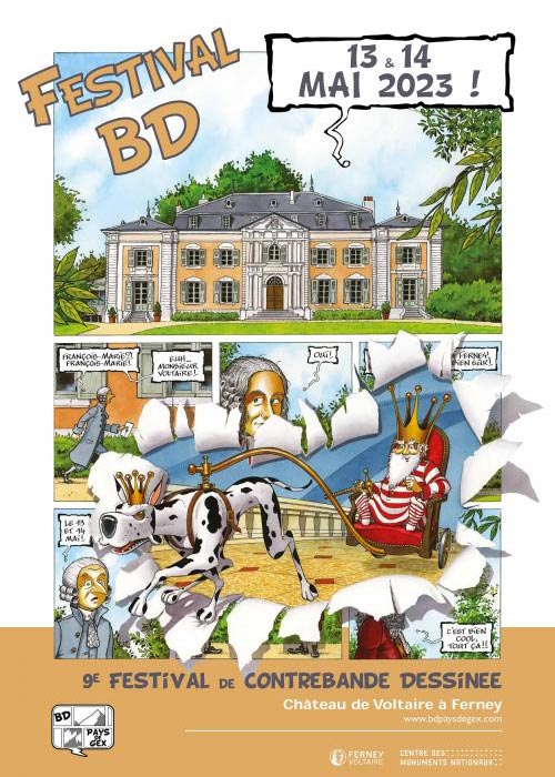 Affiche Festival BD ContreBande Dessinée 2023