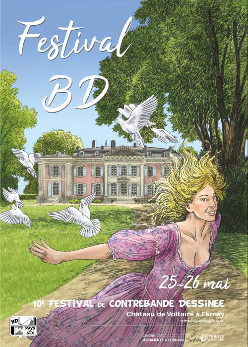 Affiche Festival BD ContreBande Dessinée 2024